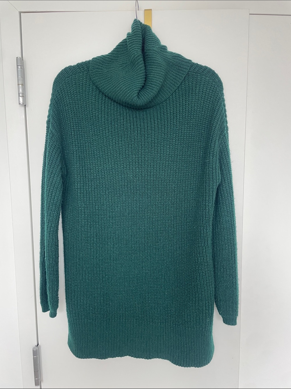 Vero Moda Oversized Turtleneck Knit Sweater, Teal/Green